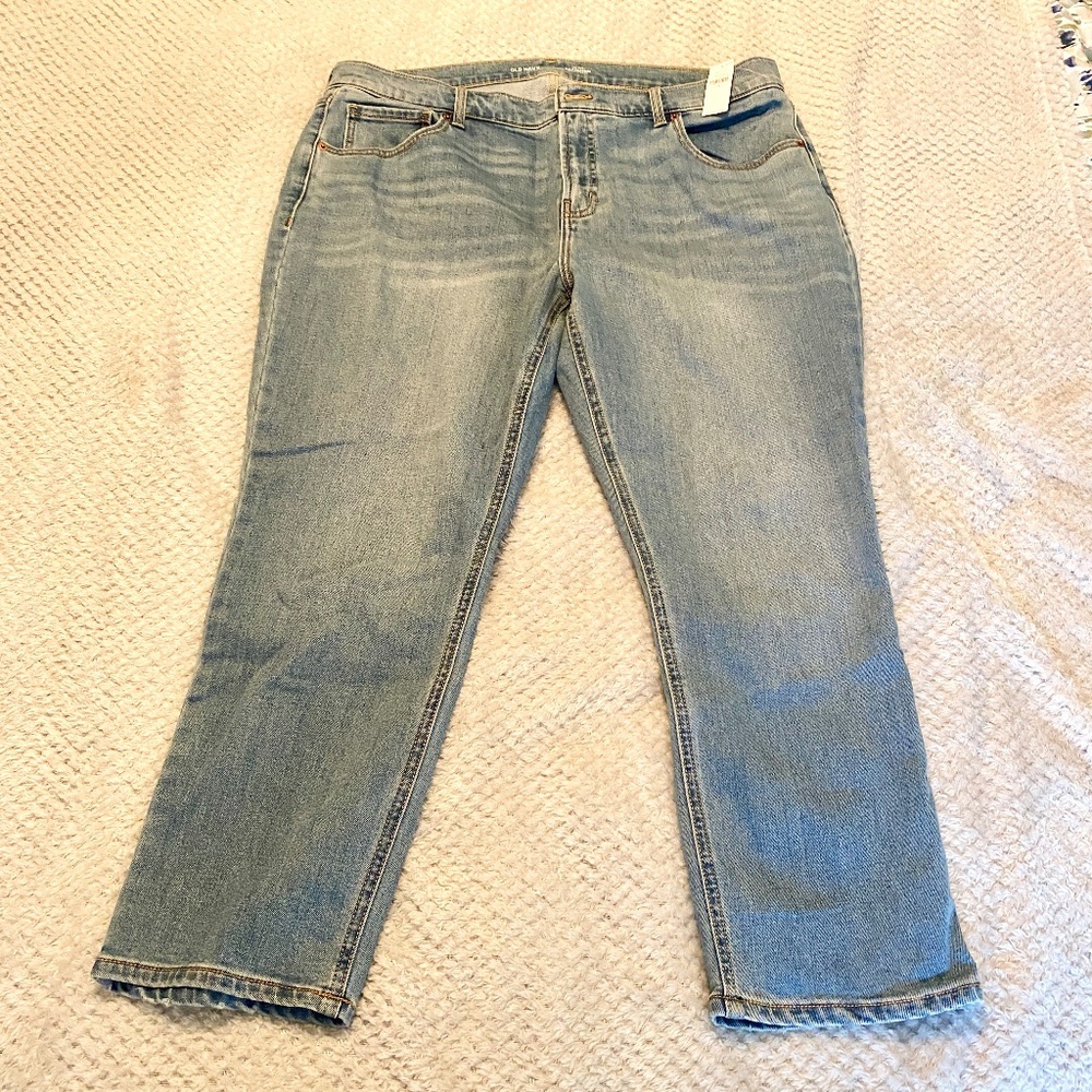 Old Navy Mid Rise Boyfriend Jeans Size 16